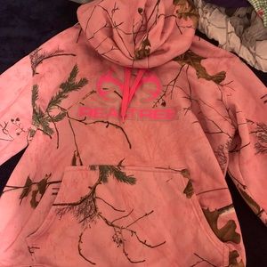 pink camo hoodie